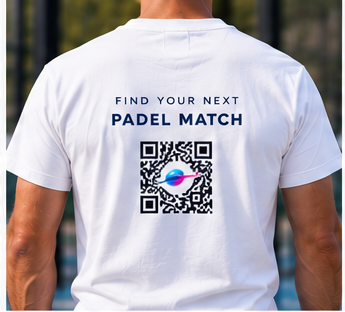 White shirt worn on court, showing the back artwork